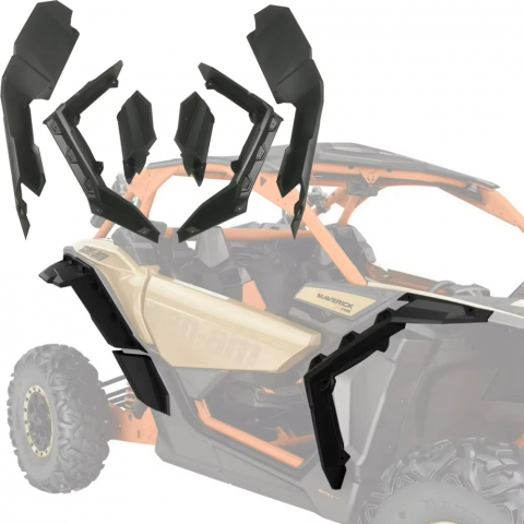 Overfendere Can am Maverick X3/canam/ Extensii aripi maverick /Protectii noroi Can am Maverick X3/ aparatori de noroi Maverick X3