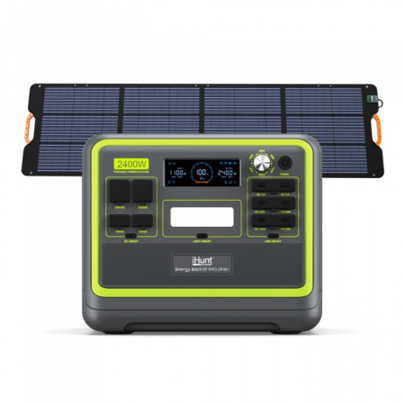 Pachet iHunt Energy BackUp PRO 2KW + Solar Panel Portable 200W [4]