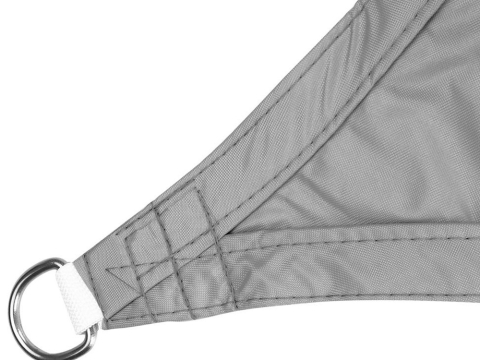 Pânză de Umbrire Triunghiulară 3x3x3m Impermeabilă gri, [5]