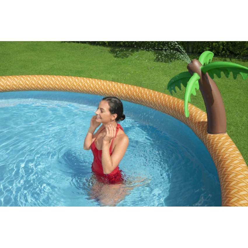 Piscină supraterană 457 cm pentru familie cu pompă de filtrare inclusă [2]