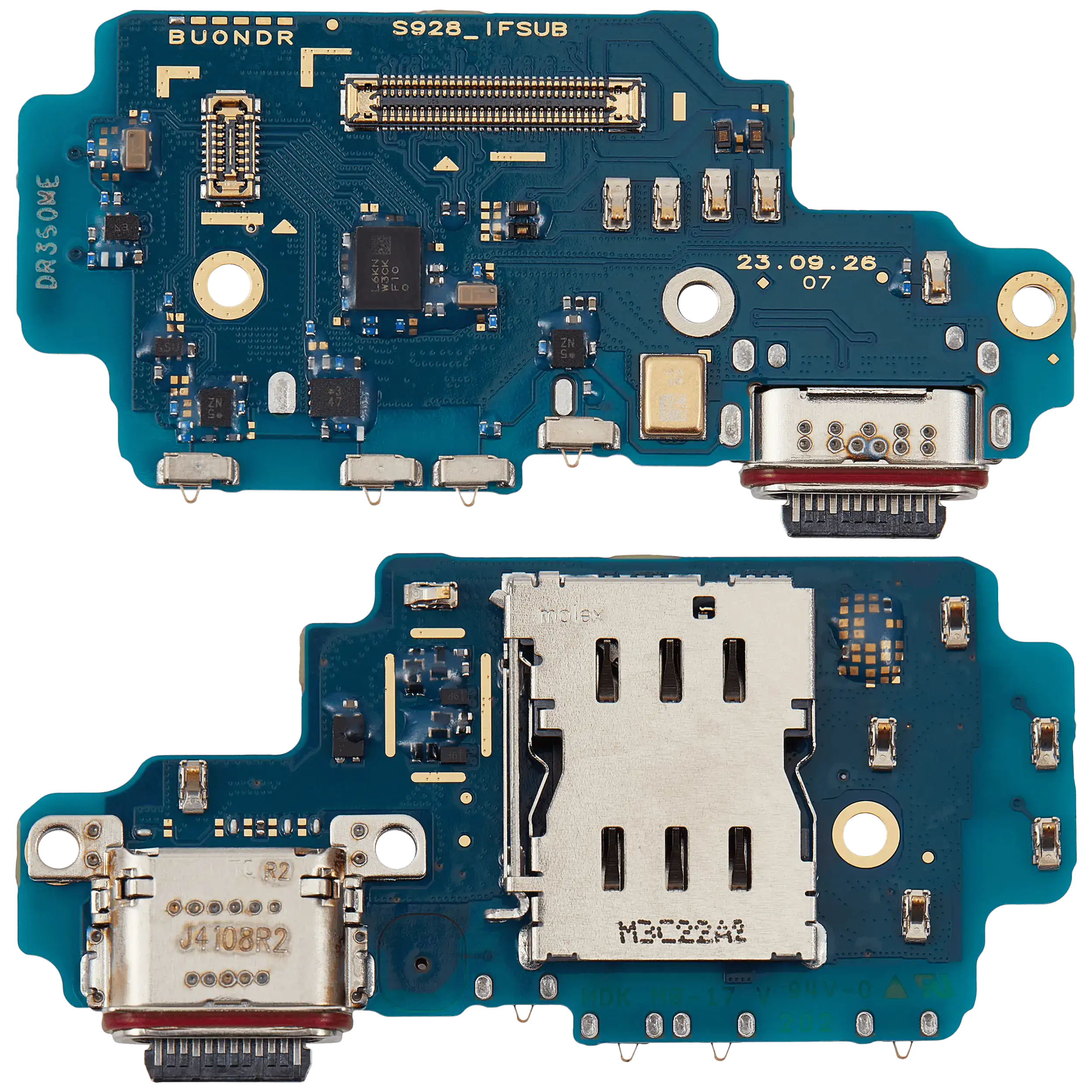 Piese si Componente GSM - Placa incarcare cu microfon pentru Samsung Galaxy S24 Ultra S928 compatibila premium