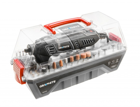 Minipolizor 170W,8000/35000rpm,LCD afisare viteza,cutie plastic ax flexibil,190cccesorii / Polish telefoane [2]
