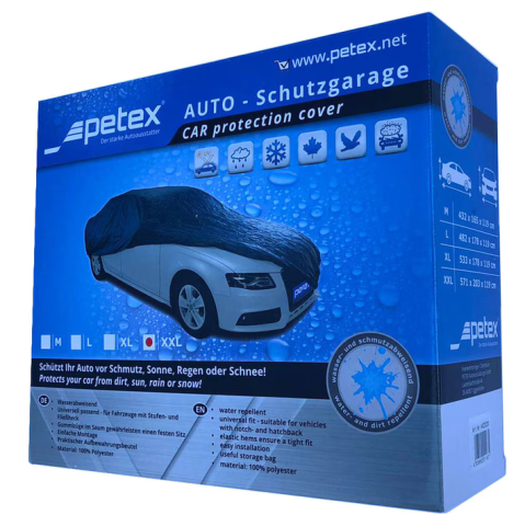 Prelată Auto PETEX XXL 571x203x119 cm Impermeabilă pentru Autoturisme [1]