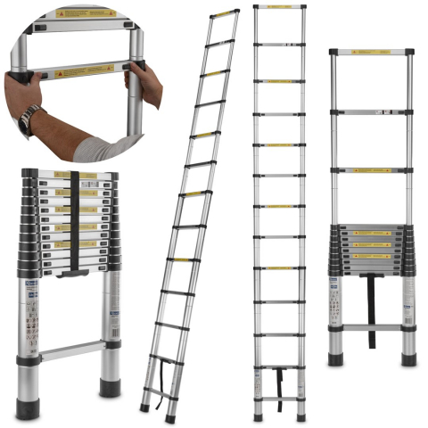 HOME - Scara telescopica din aluminiu de 2.5m 150kg