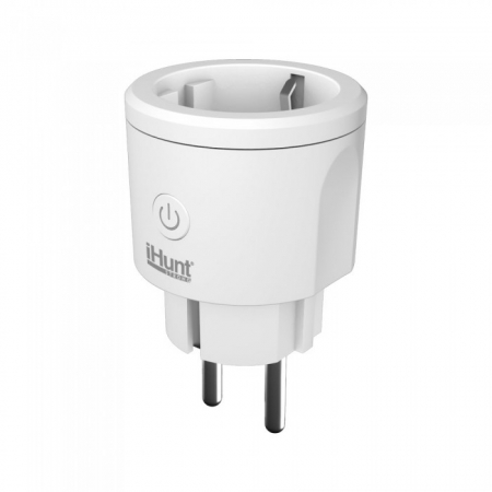 Priza inteligenta iHunt Smart Plug Meter WIFI Alb [2]