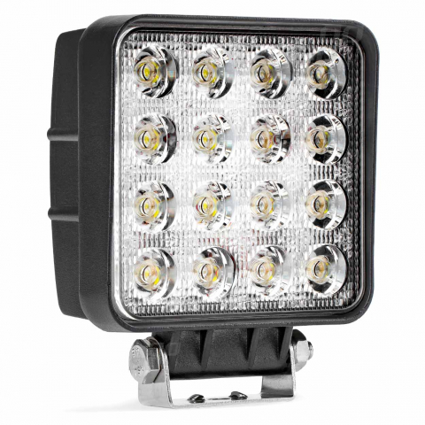 Proiector Led Offroad 4000lm 48W FLAT 9-60V, 10.8x10.8cm [1]