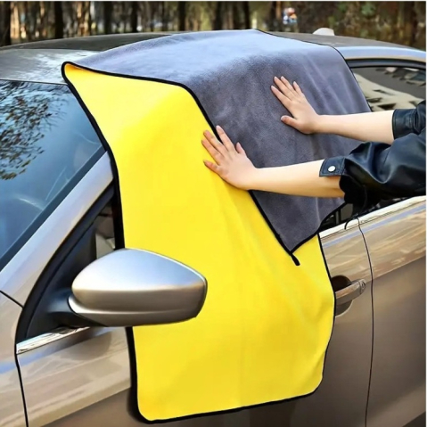 Prosoape sters auto - LavetăProsop Microfibră Auto 800GSM 60x160cm pentru Uscare și Detailing
