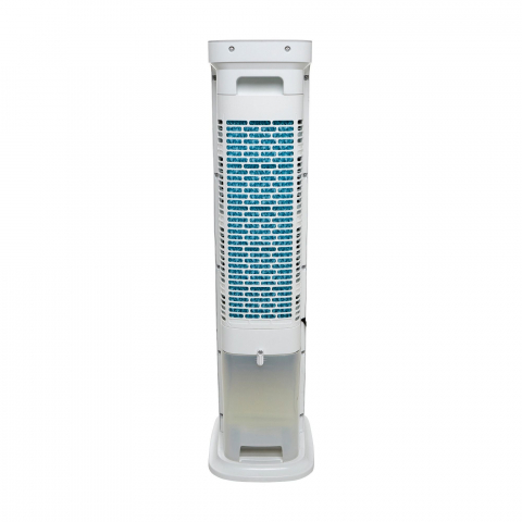 Racitor de aer turn Equation Cube, 55 W, rezervor 5 L, H 85 cm, 3 viteze, alb/ Ventilator [7]