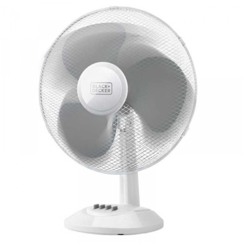 Ventilatoare - Ventilator birou alb Black+Decker 40 W