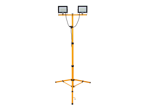 Proiector LED 2x50W cu trepied telescopic  culoare alb neutru 4500K [3]