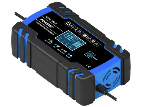 Redresor auto inteligent 12-24 V cu funcție reparare baterie prin impulsuri [3]