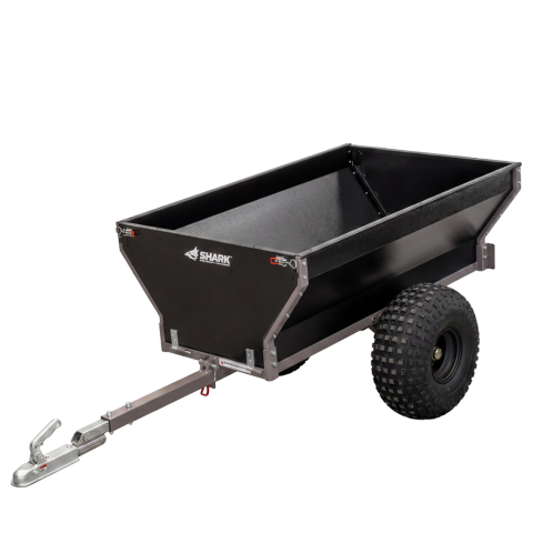 Remorci ATV, UTV și Tractoare de Grădină - Remorcă ATV premium Shark Wood 550, 500 kg | Moka GSM