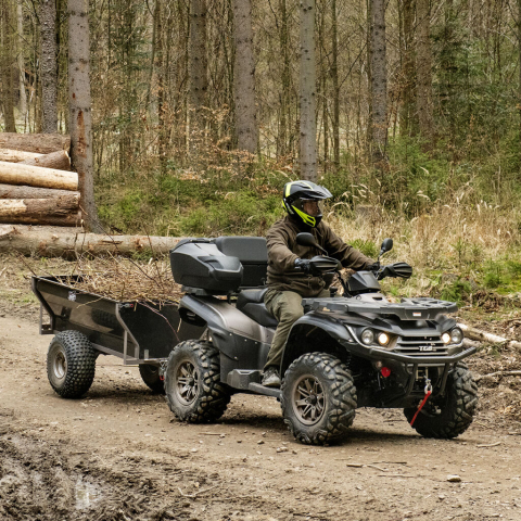 Remorcă ATV premium Shark Wood 550, 500 kg | Moka GSM [2]