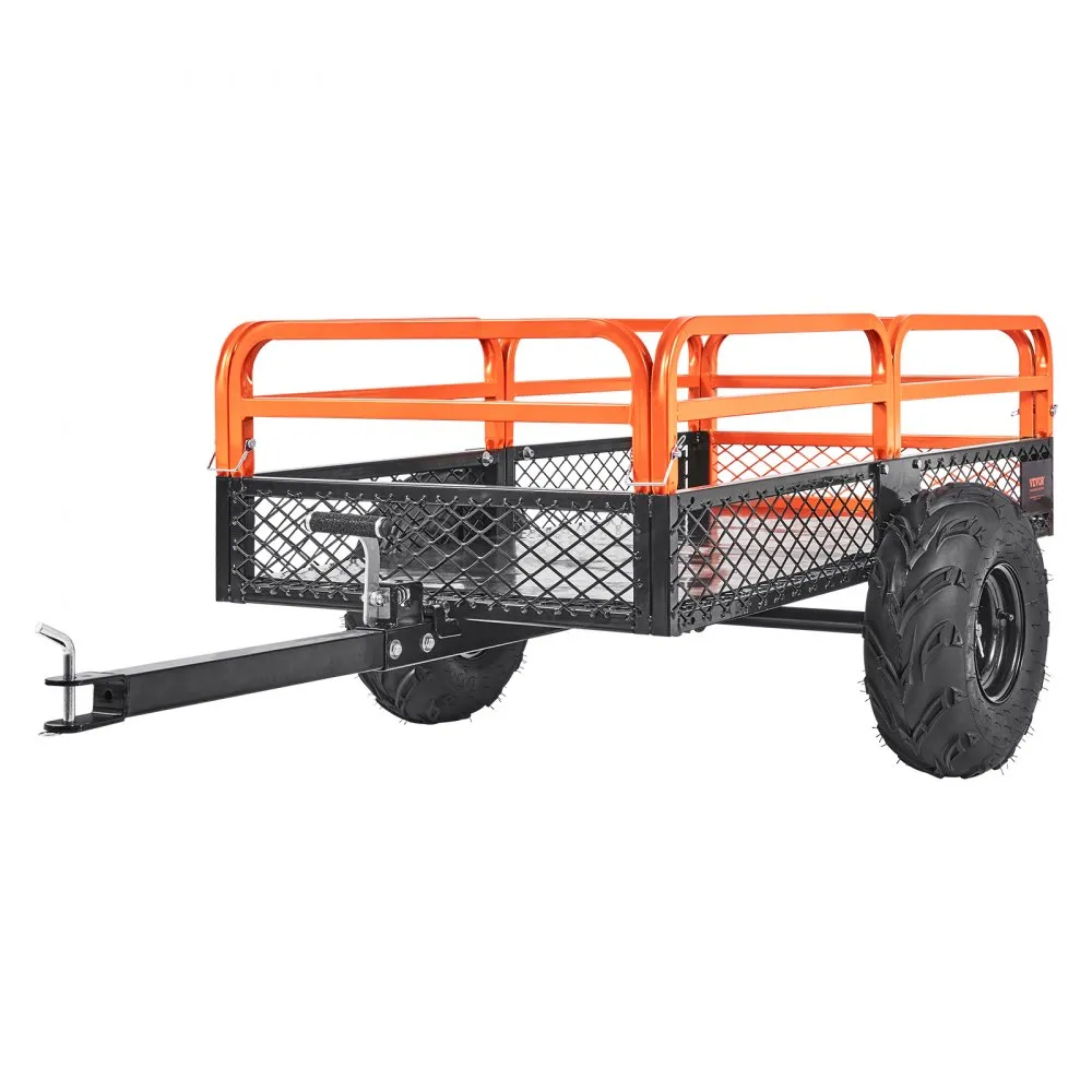 Remorcă Basculabilă Heavy Duty 680kg pentru Tractor de Tuns Gazon și ATV [1]