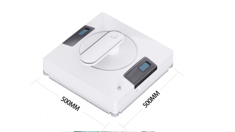 Robot curatare geamuri WiFi Tellur Smart, TLL331541, 72W, control prin WI-FI, doua rezervoare apa, anti cadere, alb [1]