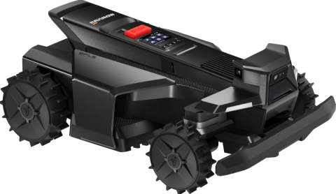 Robot de tuns iarba Segway Navimow X420E AWD,4x4, pana la 2000 m2 cu aplicatie, tehnologie GPS-RTK, gri [1]