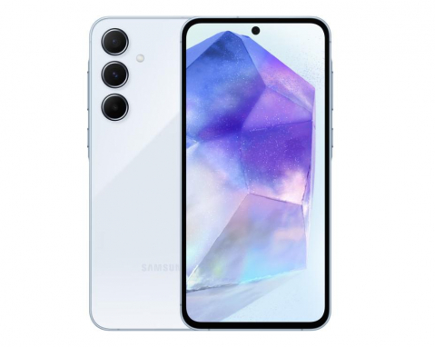 Telefoane Mobile - Telefon Samsung A55 5G A556B 6.6" 8GB 128GB Ice Blue