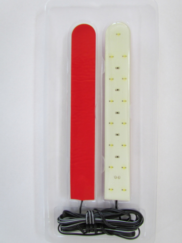 Set 2 Bucati Banda led 15.5cm cu banda dublu adeziva, montaj pe plafon , bara rollcage, Lumini de zi DRL [1]