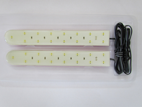 Set 2 Bucati Banda led 15.5cm cu banda dublu adeziva, montaj pe plafon , bara rollcage, Lumini de zi DRL [2]
