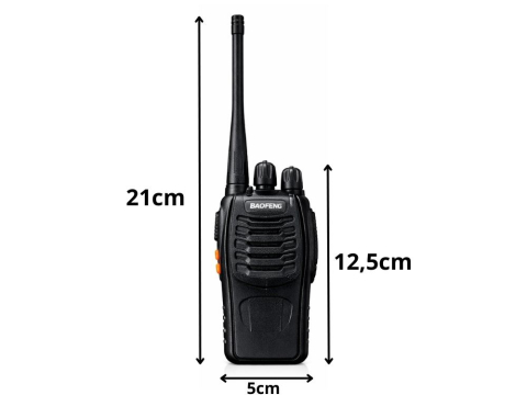Set 2 Stații Radio Baofeng BF-888S 1500mAh fata [4]