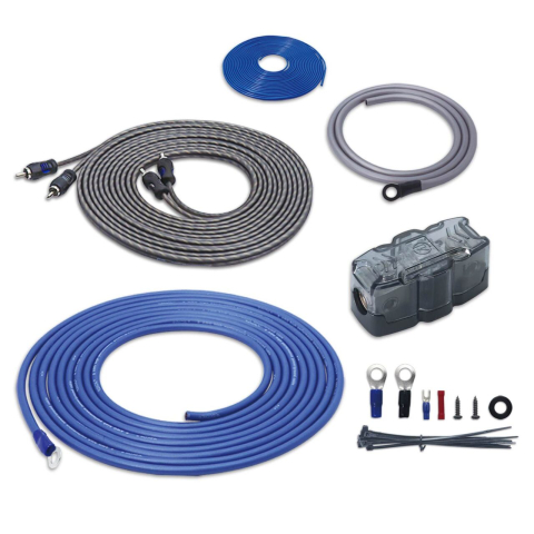 Accesorii - Set cablu si siguranta pentru amplificator auto subwoofer activ