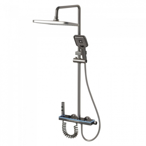 HOME - Set de duș smart, iHunt C6, Display LED, buton temperatură apă, 4 moduri de curgere, ajustabil/ Panou dus