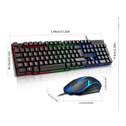Mouse - Set  Kit Mouse cu Tastatura Keyboard + mouse pc , Gaming, cu cablu