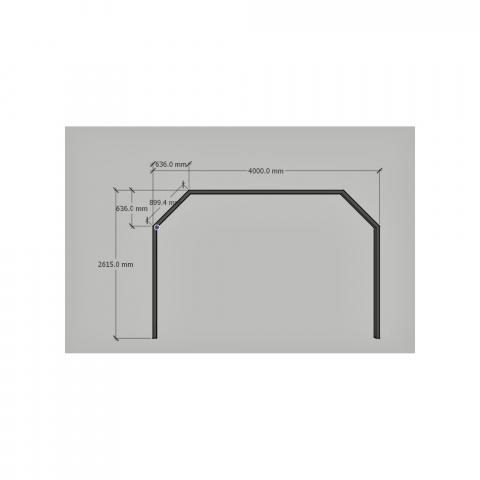 Tunel LED detailing auto 1470W, 6000K alb rece, 4000x5244 mm/ Lumini Garaj [1]