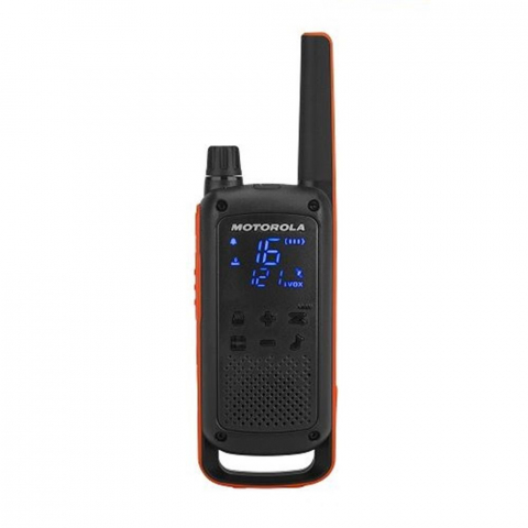 Set statie comunicatie Motorola Talkabout T82 Walkie Talkie, 2bucati, Red [3]