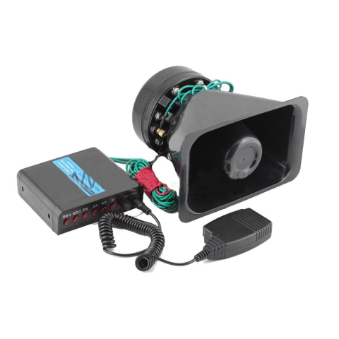Sirena 5 melodii cu microfon 12V 100W Profesionala, auto, Portavoce auto [3]