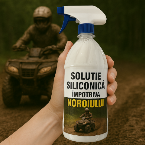 Offroad - Solutie anti noroi pentru Atv SSV / Solutie ATV noroi Solutie improspatare plastic, 1000ml 1Litru / Solutie Offroad silicon / Solutie