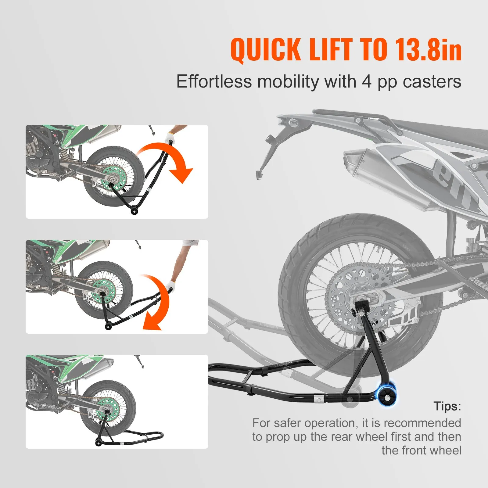 Stand Moto Spate 385kg – Paddock Ridicare Motocicletă [2]