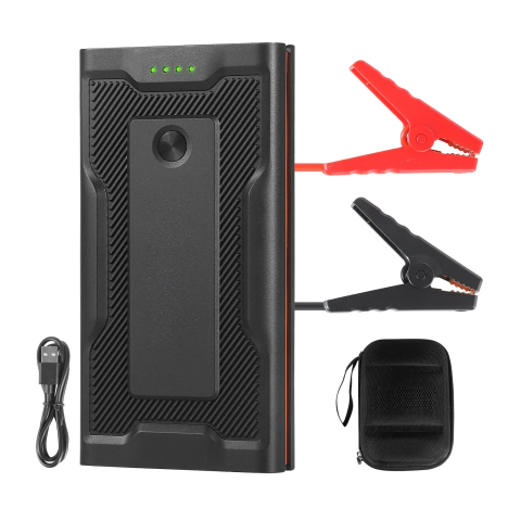 Power bank cu Pornire motor - Starter Auto Portabil 1000A 12V | Booster Baterie cu Power Bank și Lanternă LED