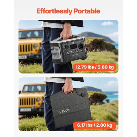 Stație de alimentare portabilă cu panou solar de 100W [5]