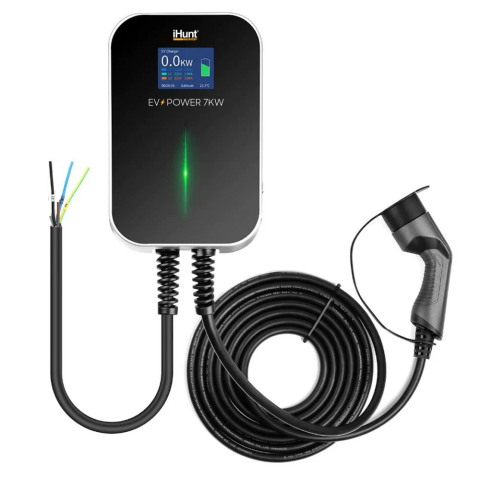 Auto - Statie de incarcare masini electrice iHunt EV POWER 7KW Black