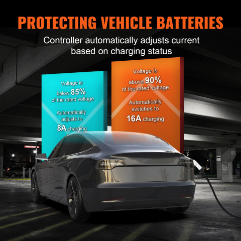 Statie de incarcare masini electrice EV POWER 3.7KW 16A Black, cu aplicatie telefon [5]