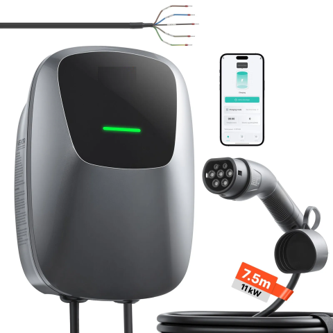 Statie incarcare masina electrica - Stație încărcare EV Smart 11kW Type 2 cu cablu 7.5m