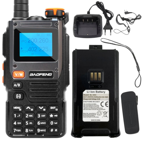 Accesorii Camping - Stație Radio Baofeng UV-K61 Pro 2600mAh