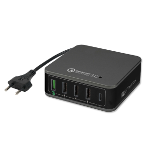 Incarcator 4smarts Charging Station VoltPlug Qualcomm Quick Charge 3.0 & USB Type-C 40W [1]