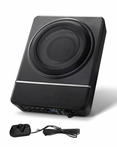 Subwoofer auto sub scaun 10 inch 240W, Subwoofer auto activ cu amplificator incorporat 240w [10]