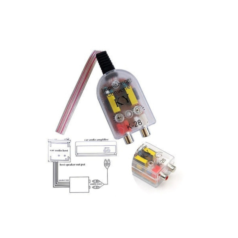 Convertor nivel semnal audio High - Low, pentru amplificator auto, semnal direct de la difuzoarele masinii [2]