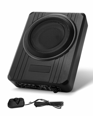 Accesorii - Subwoofer auto sub scaun 8" 400W, Subwoofer auto activ cu amplificator incorporat 400w