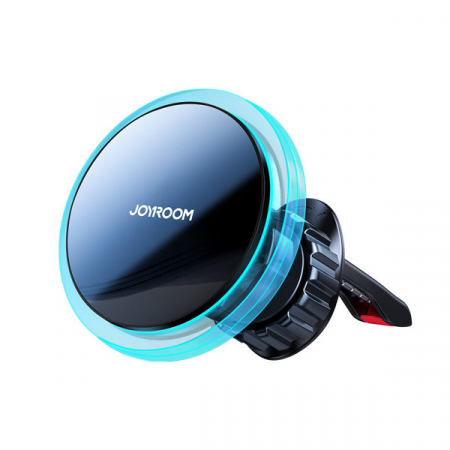 Suport Auto - Suport Auto iPhone MagSafe cu incarcare Joyroom Car Holder Qi Wireless Induction Charger 15W (MagSafe for iPhone Compatible) for Ventilation Grille Silver (JR-ZS291)