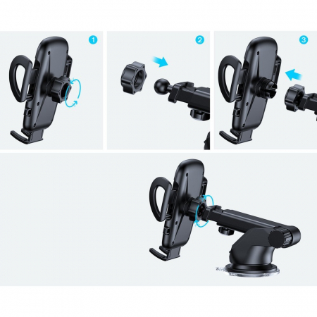 Suport Auto telescopic , suport telefon auto , Joyroom [1]