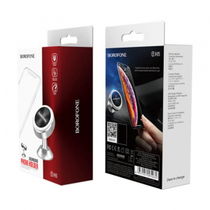 Suport Auto telefon magnetic universal pentru telefon Borofone BH5 Silver [3]