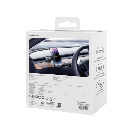 Suport Telefon pentru Tesla Model 3 , Model Y cu incarcare solara [4]
