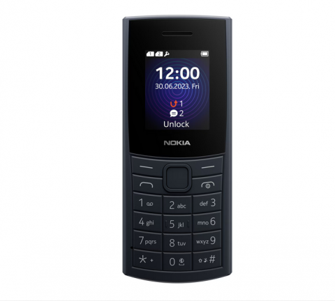 Nokia - Telefon mobil Nokia 110 4G (2024), Dual SIM, Midnight Blue