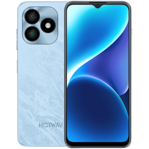 Hotwaw - Telefon Hotwav Note 15 4G Ocean Blue – 6,6″ display, baterie 5160 mAh, 64 GB