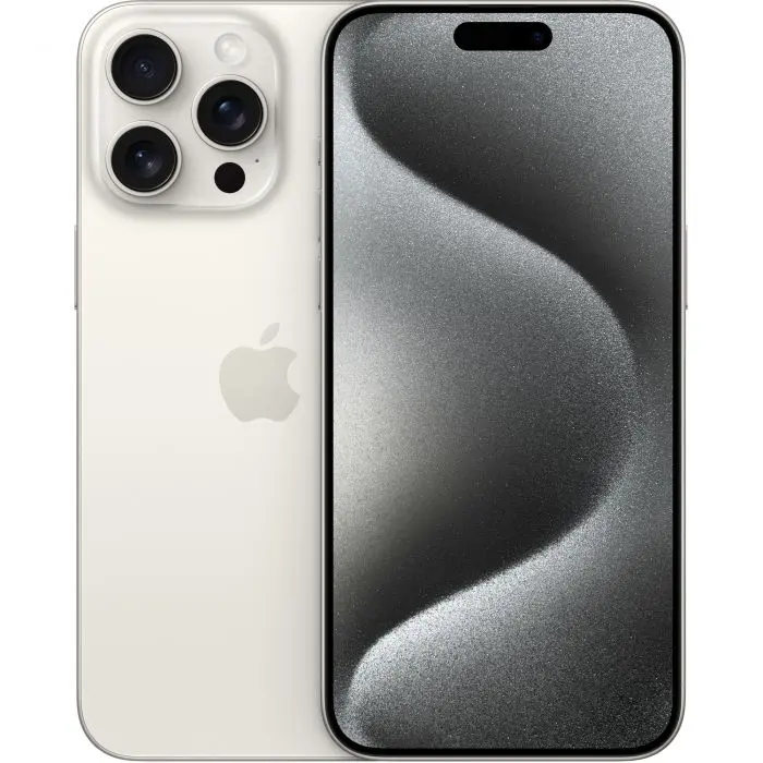 Telefoane Mobile - Telefon mobil Apple iPhone 15 Pro Max, 256GB, 5G, White Titanium