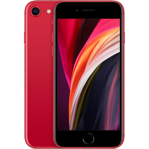 Telefoane Second Hand - Telefon iPhone SE 2nd , Red Edition, stare 9.8/10 , baterie 90%
